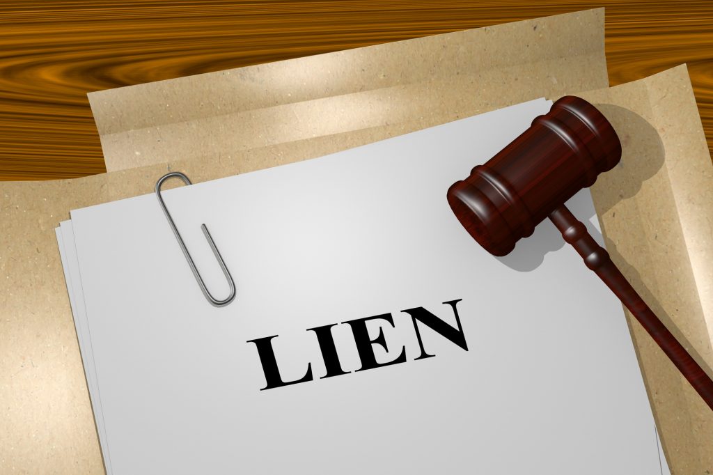 What Does Filing A Lien Mean